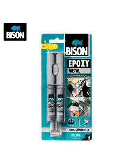 KIT COLLE EPOXY METAL 24ML BISON