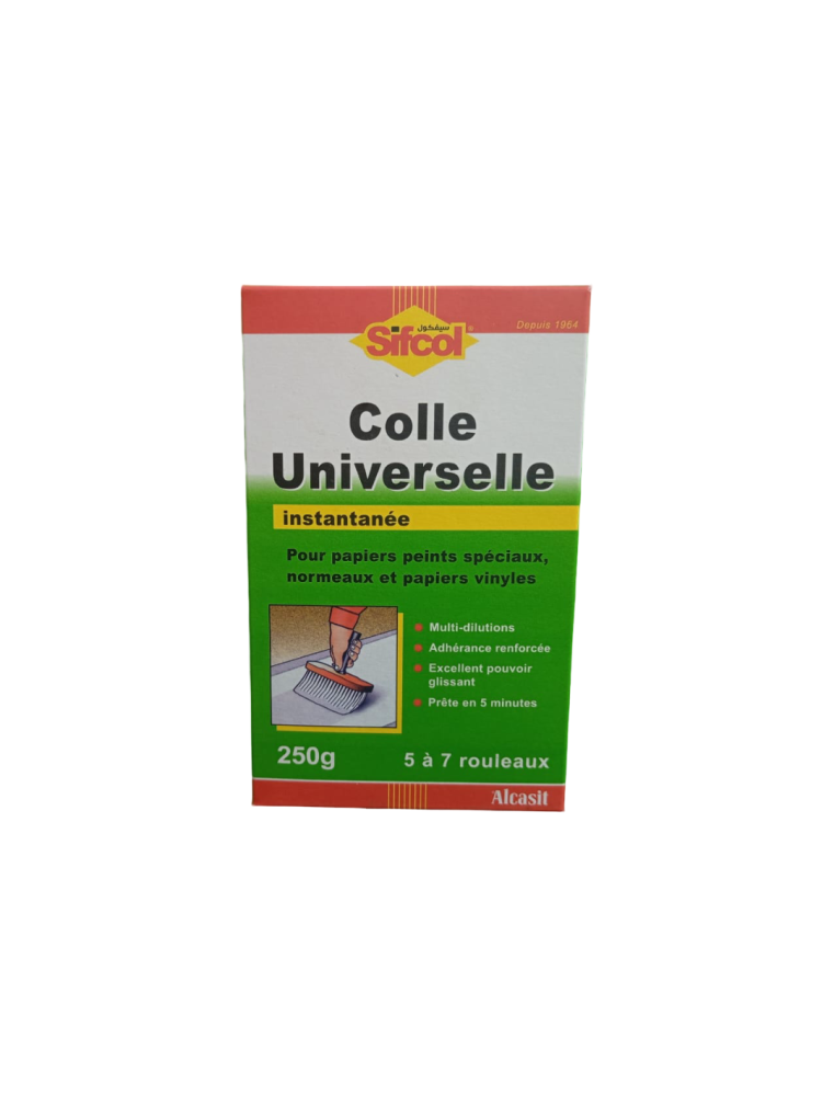 COLLE POUR PAPIER PEINT 250G SIFCOL