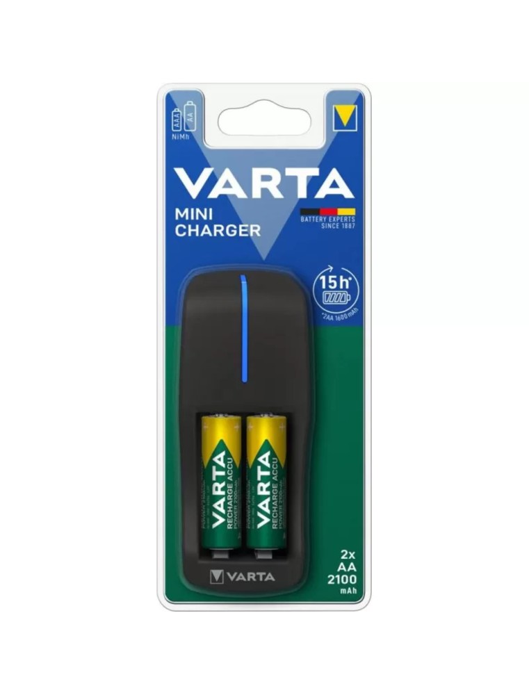 MINI CHARGER 2XAA VARTA 2100mAh