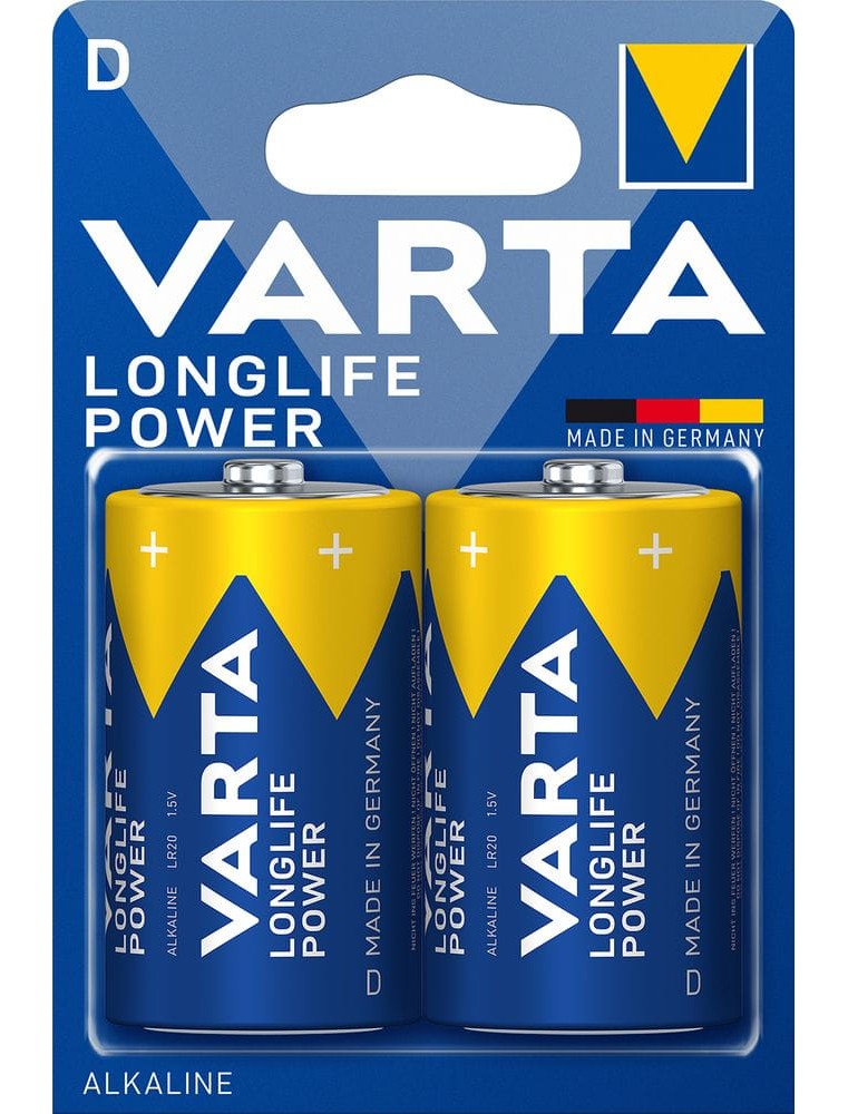 PILE D LR20 VARTA LONGLIFE POWER