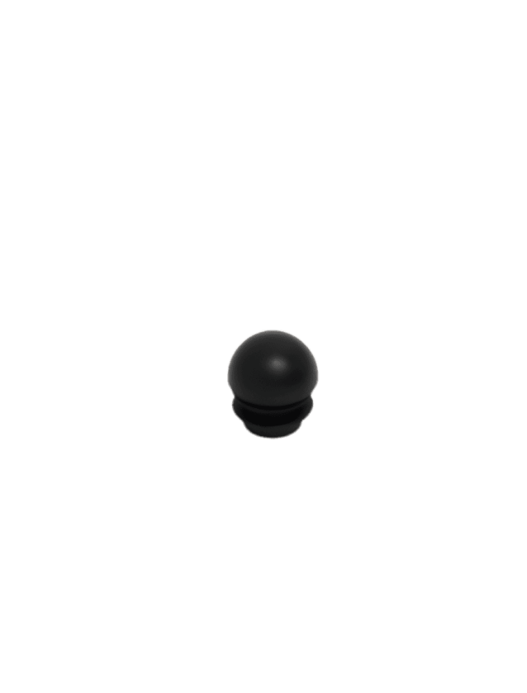EMBOUT BOMBÉ INTERIEUR 25 NOIR