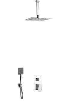 MITIGEUR DE DOUCHE ENCASTRÉ AVEC RAIN SHOWER PLAFONNIER EL JEM - Sopal