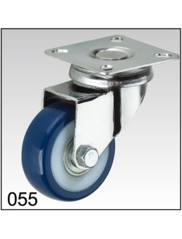 Roue a plaque bleu
