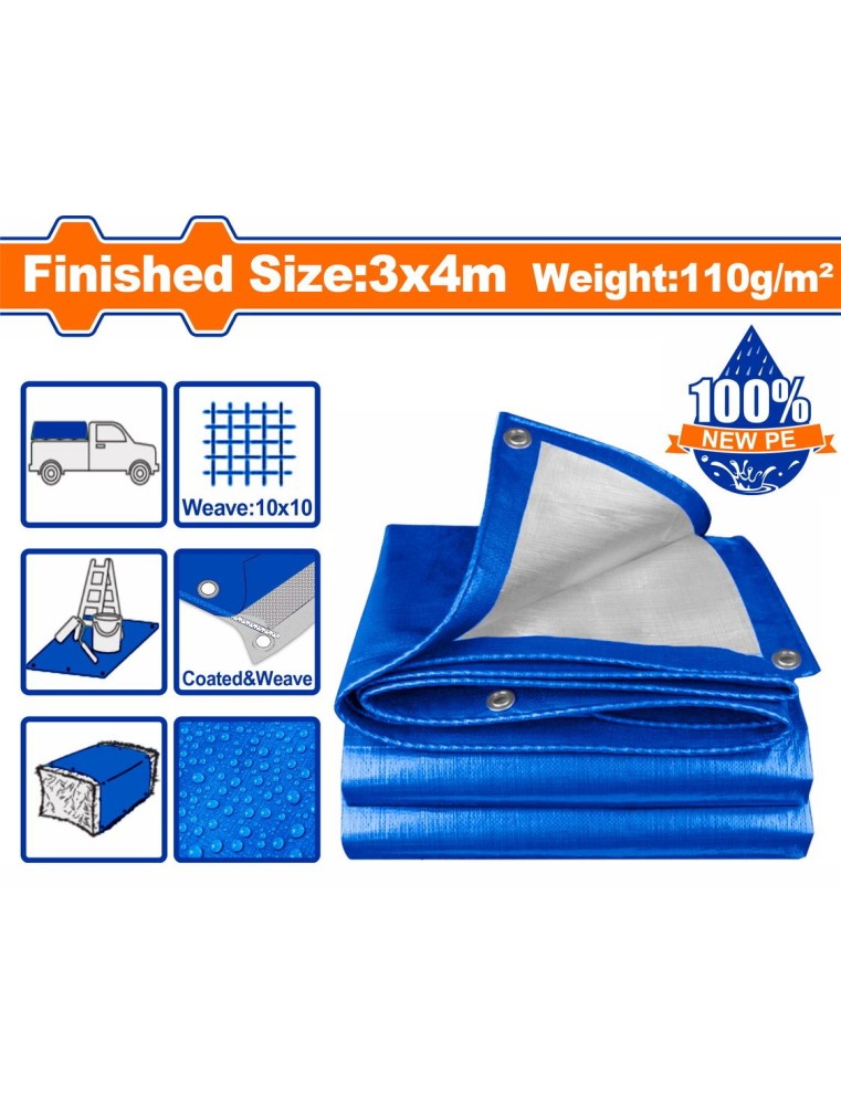 BACHE DE PROTECTION 3X4M WADFOW WTQ1834