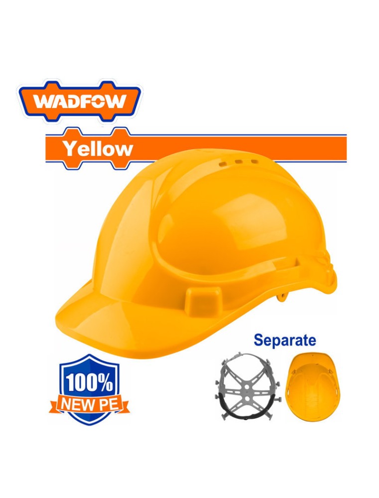 CASQUE PROTECTION JAUNE WADFOW WSH1302