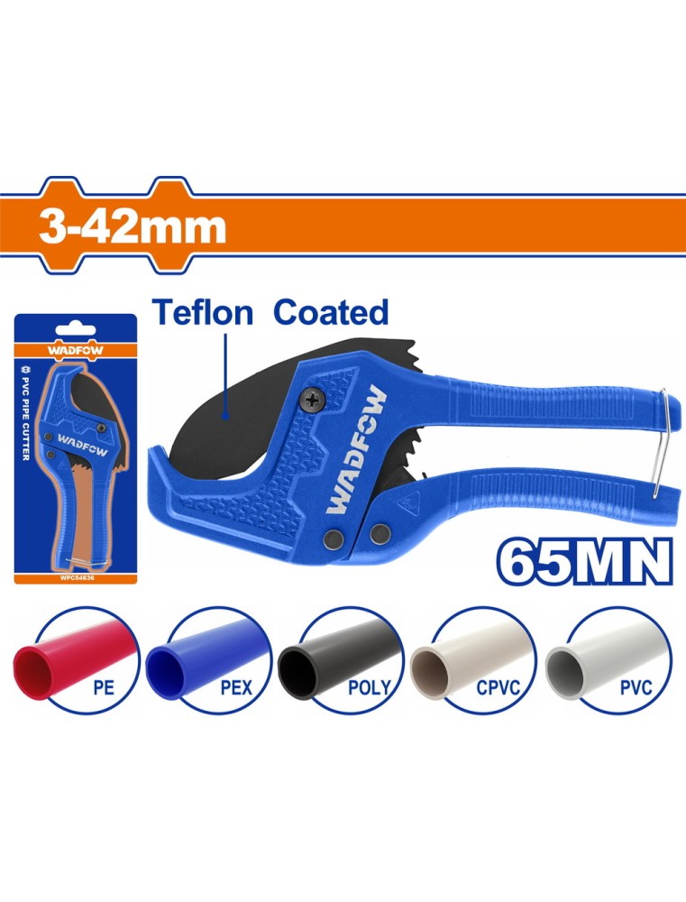 COUPE TUBE PVC 3-42MM WADFOW WPC54642