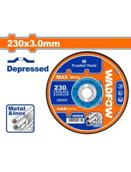 DISQUE INOX 230X3.0 WADFOW WAC1392