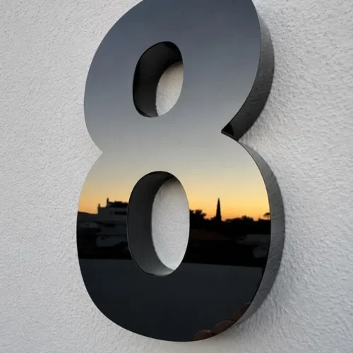 Números Residenciales Números Para Casa Acero Inoxidable 3d